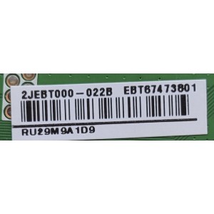MAIN PARA TV LG  NUMERO DE PARTE EBT67473801 / EAX69580504(1.0) / 66439002 / 33858001 / DISPLAY HV750QUB-E7D / MODELO 75QNED83PUA.AUSFLJR	